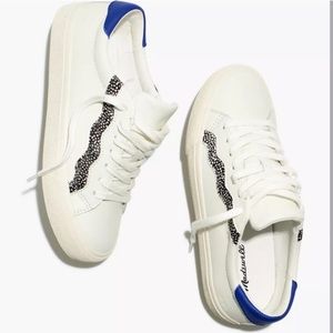 Madewell Sidewalk Low Top Calf Hair Sneakers